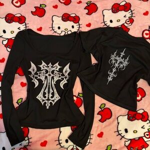 SHEIN Crosses Tops Bundle Size M